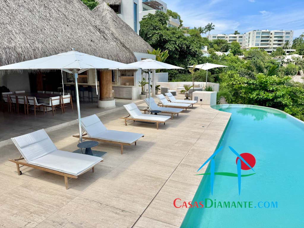Real Diamante Del Mar Casa Palapas - Terraza en estancia 6